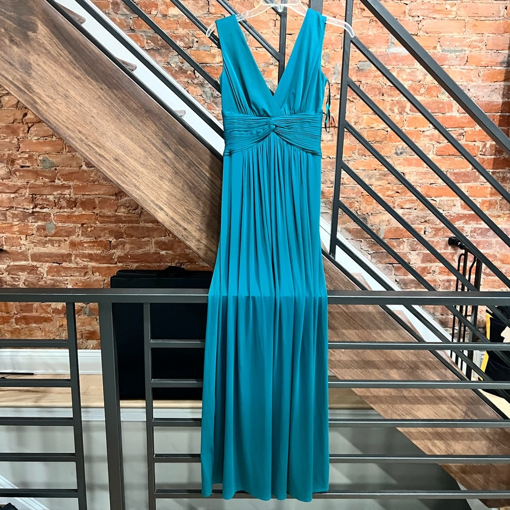 Teal/emerald dress